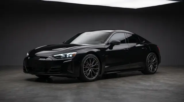Black car paint