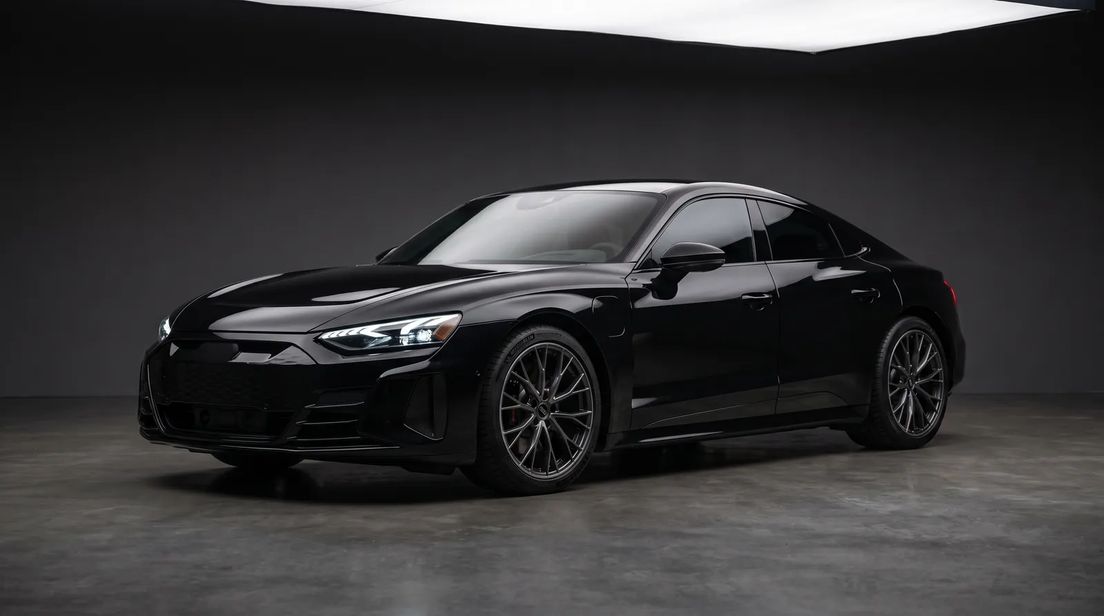 A car finished in Black car paint