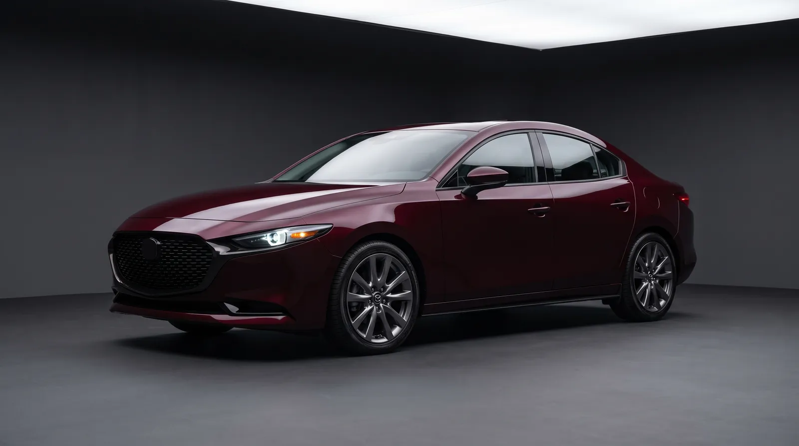A car finished in Black Cherry car paint