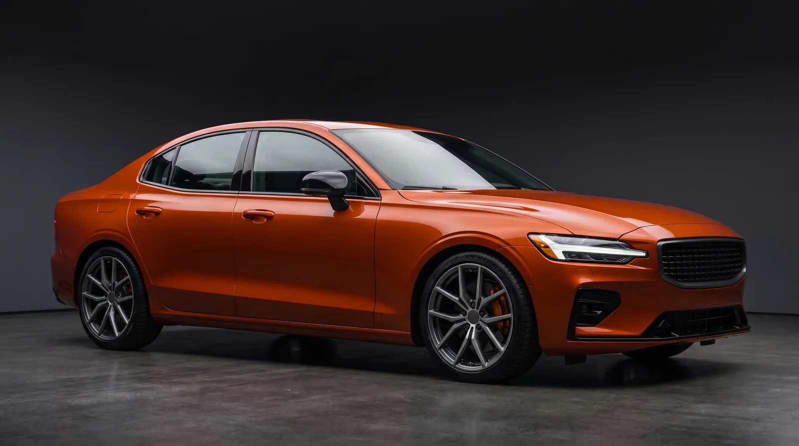 A car finished in Burnt Orange car paint