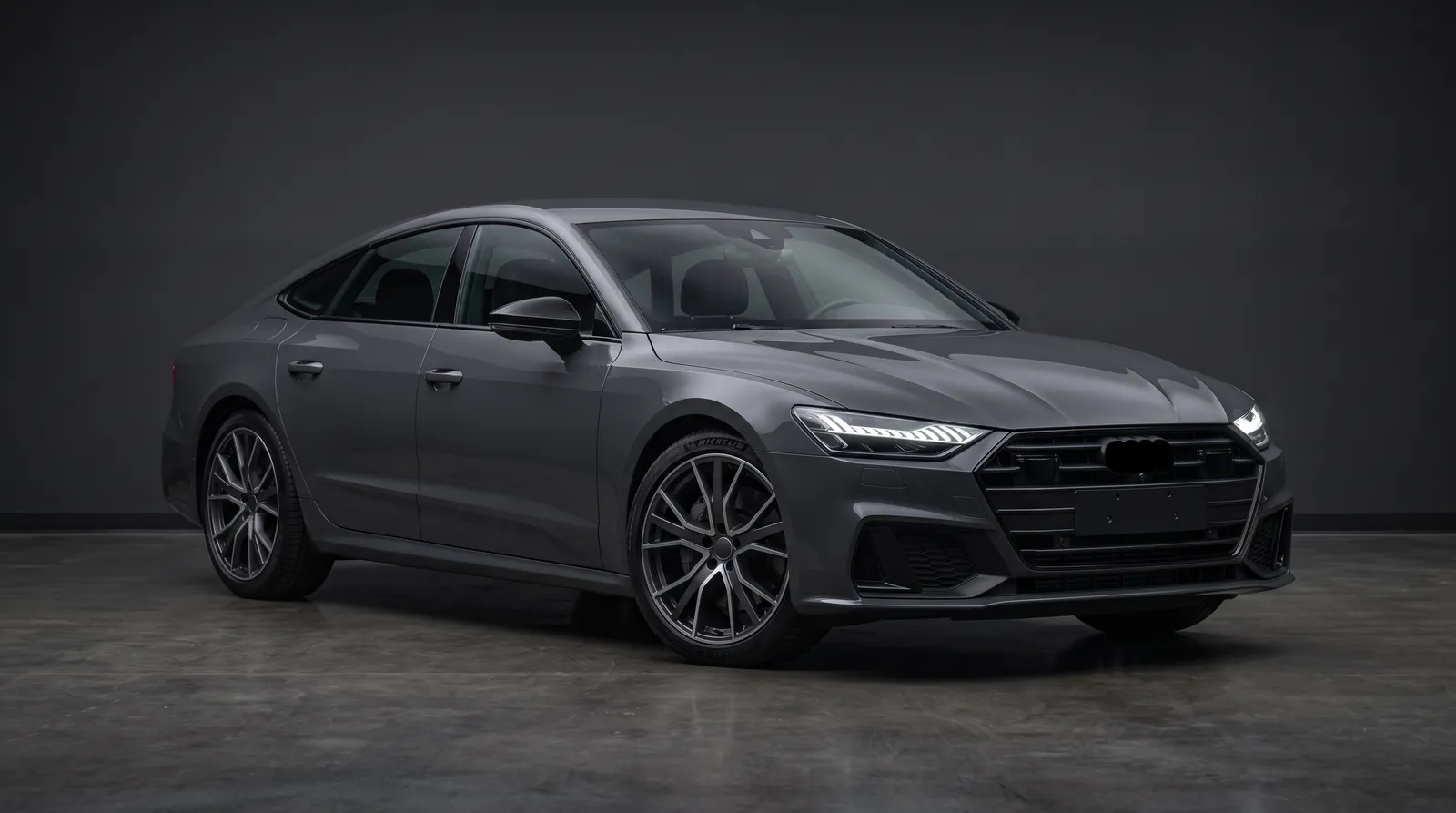 A car finished in Dark Gray car paint