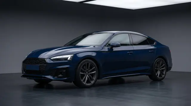 Midnight Blue car paint