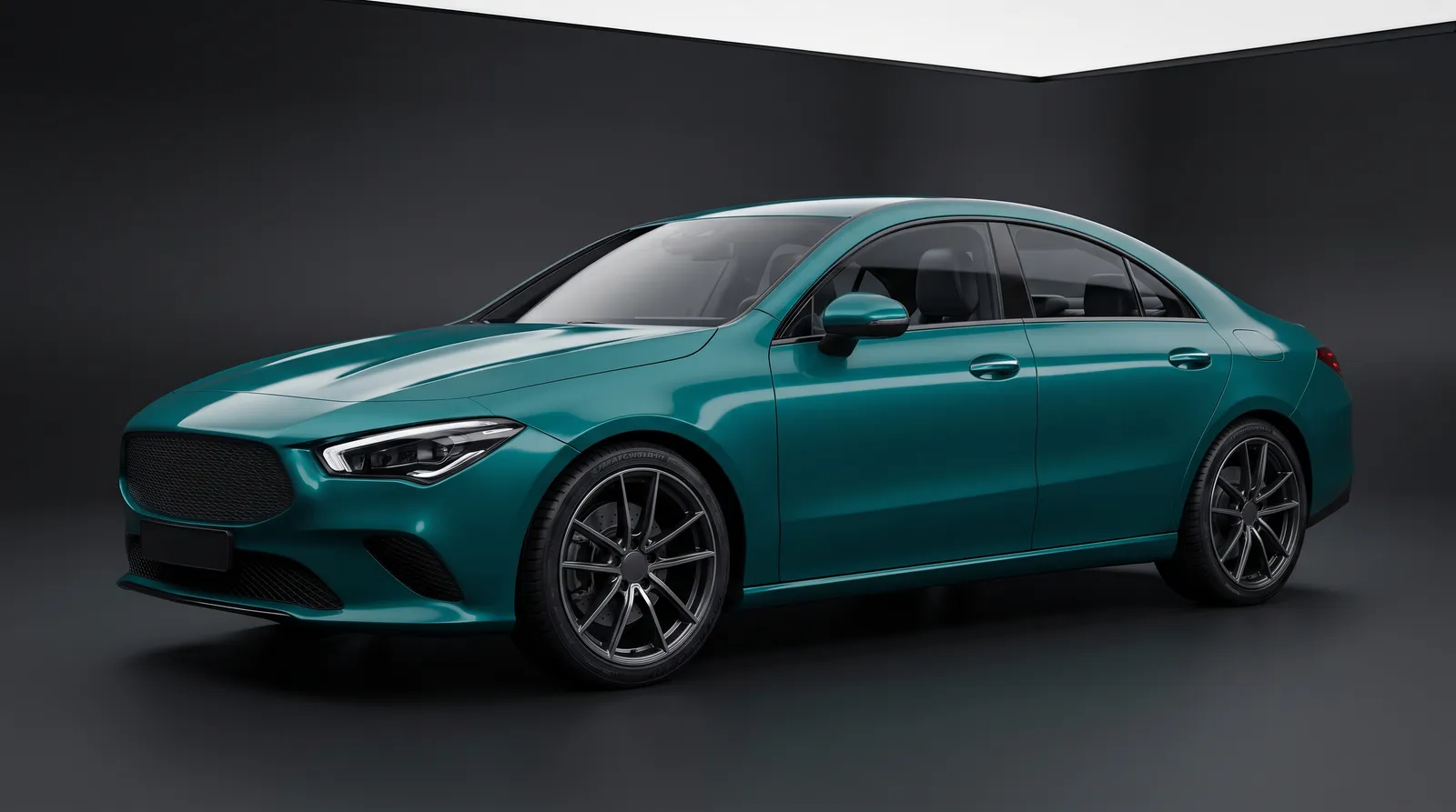 A car finished in Teal car paint