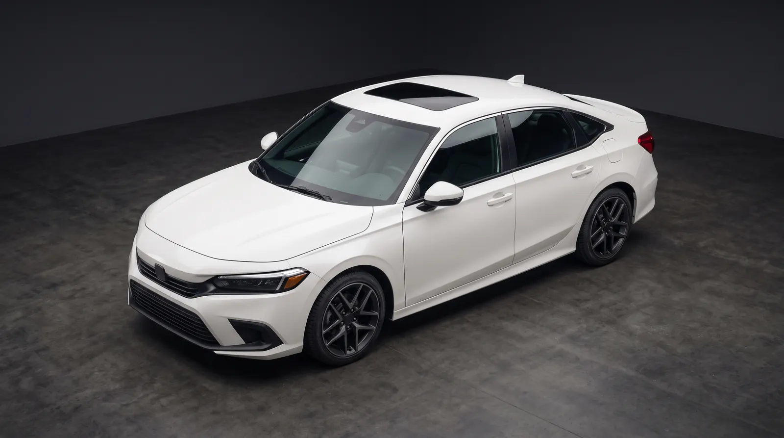 A car finished in White car paint