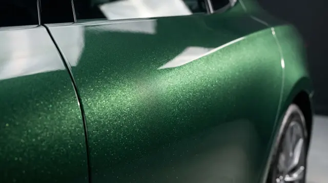 Green Metallic finish