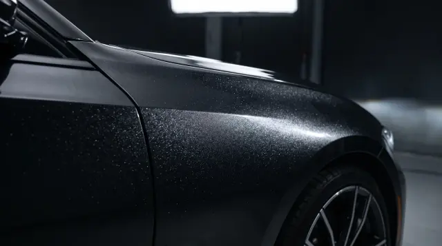 Metallic Black finish
